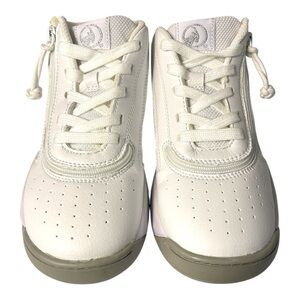 Billy Sport Hoop Adaptive Sneakers Kids Size 1 White NIB